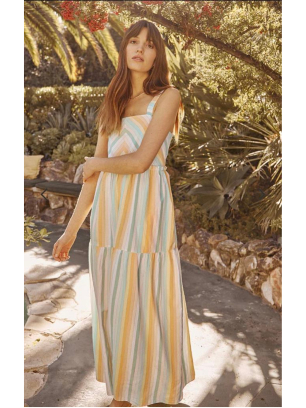 Women's SAYLOR Multicolor Striped Maxi Dress S